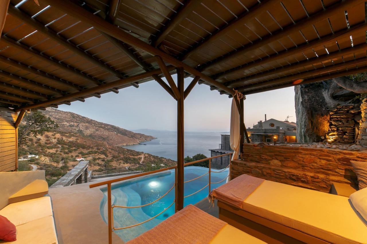 Aparthotel Aegean Castle Andros - Adults Only Agia Eleousa Exterior foto