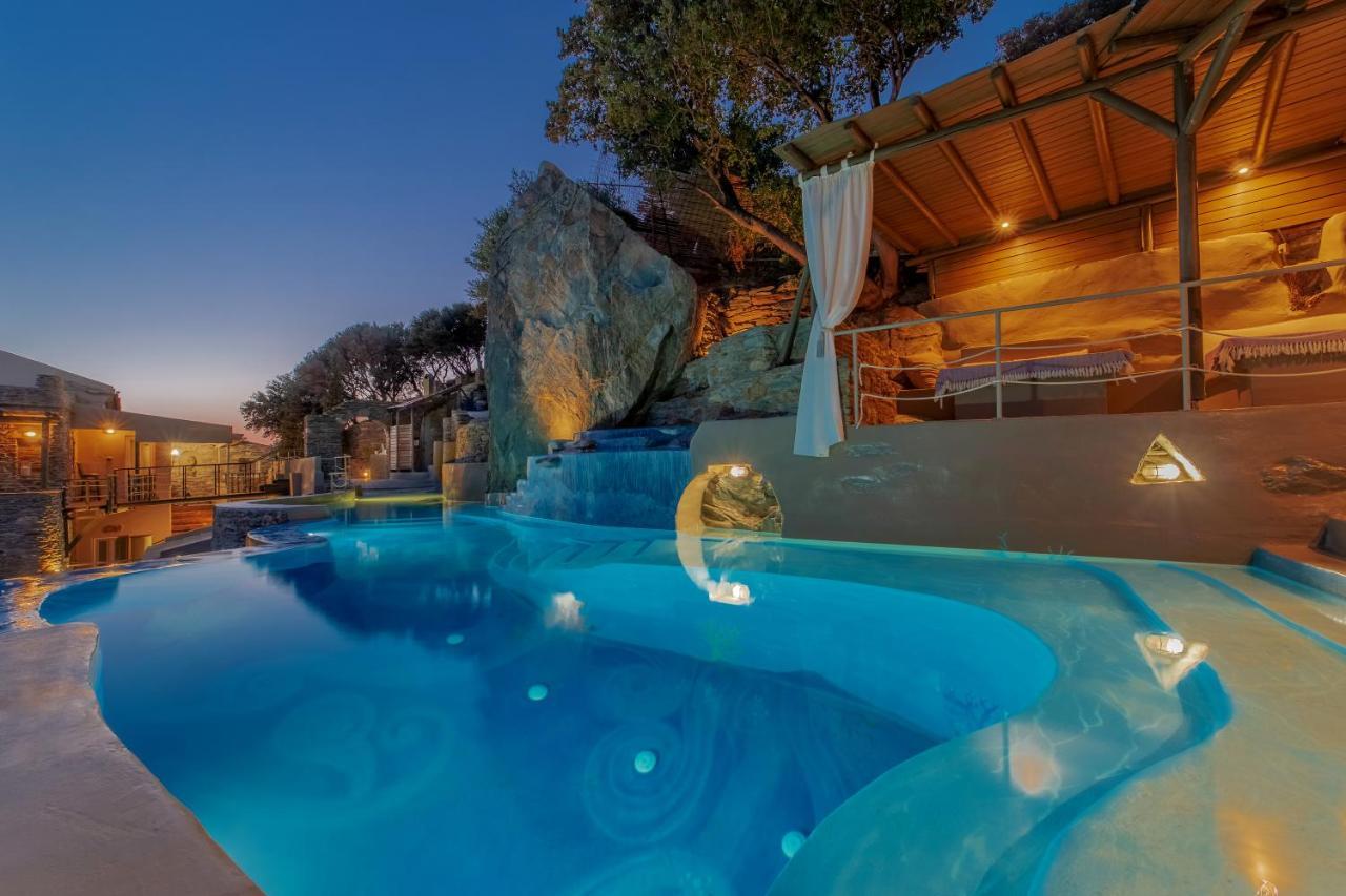 Aparthotel Aegean Castle Andros - Adults Only Agia Eleousa Exterior foto