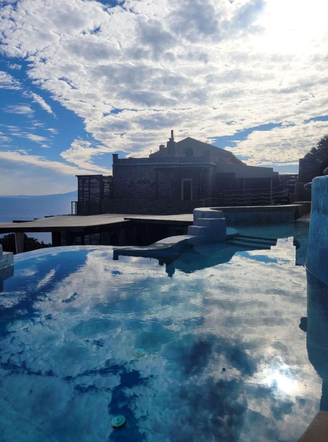 Aparthotel Aegean Castle Andros - Adults Only Agia Eleousa Exterior foto