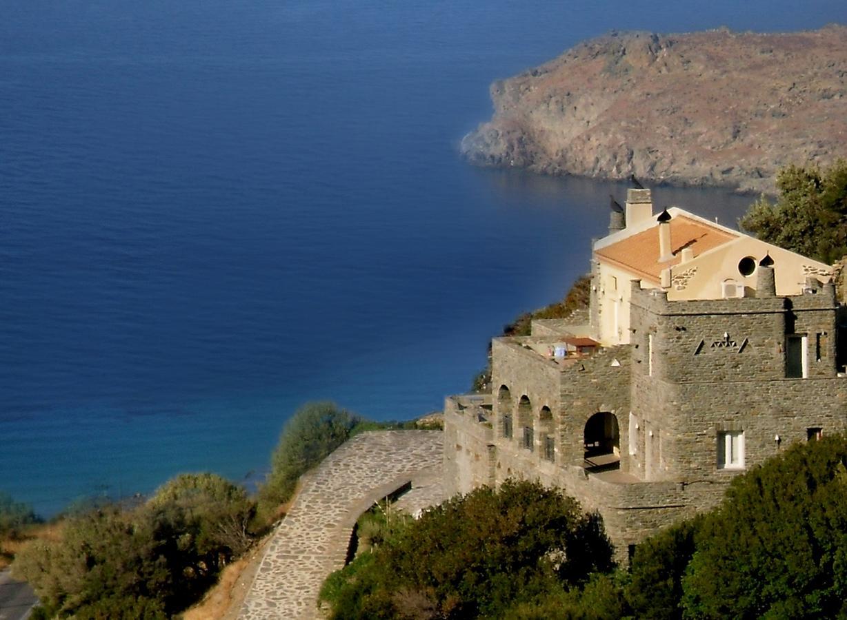 Aparthotel Aegean Castle Andros - Adults Only Agia Eleousa Exterior foto