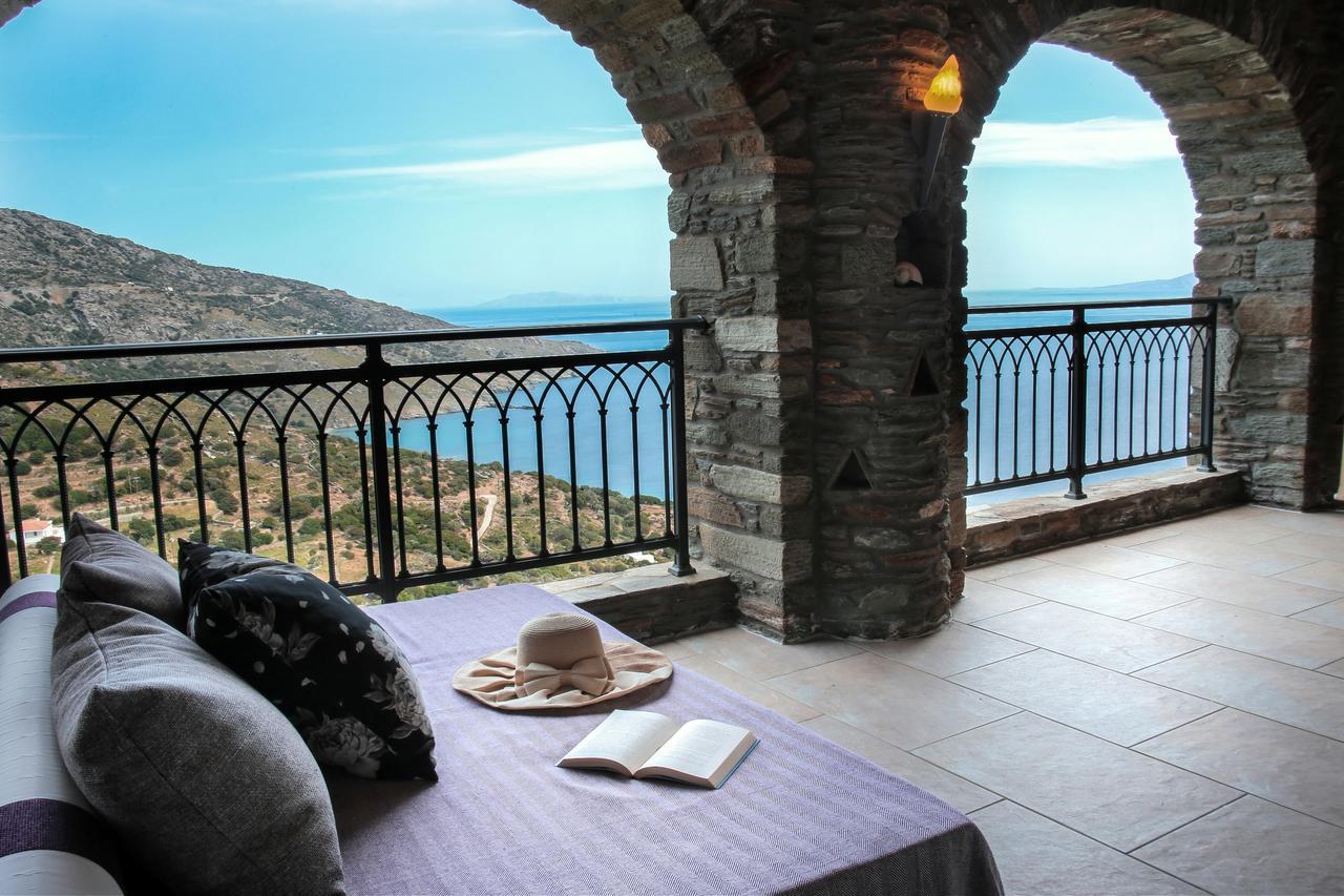 Aparthotel Aegean Castle Andros - Adults Only Agia Eleousa Exterior foto